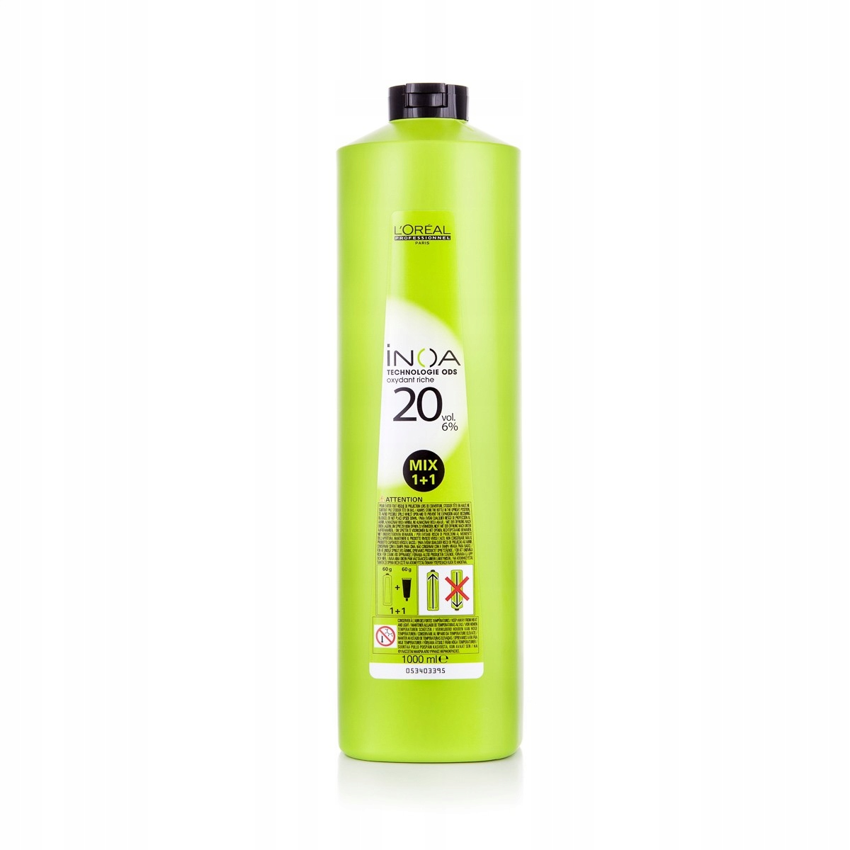 L'Oréal Inoa Oxydant 6% 1000ml Oxidační emulze 20VOL
