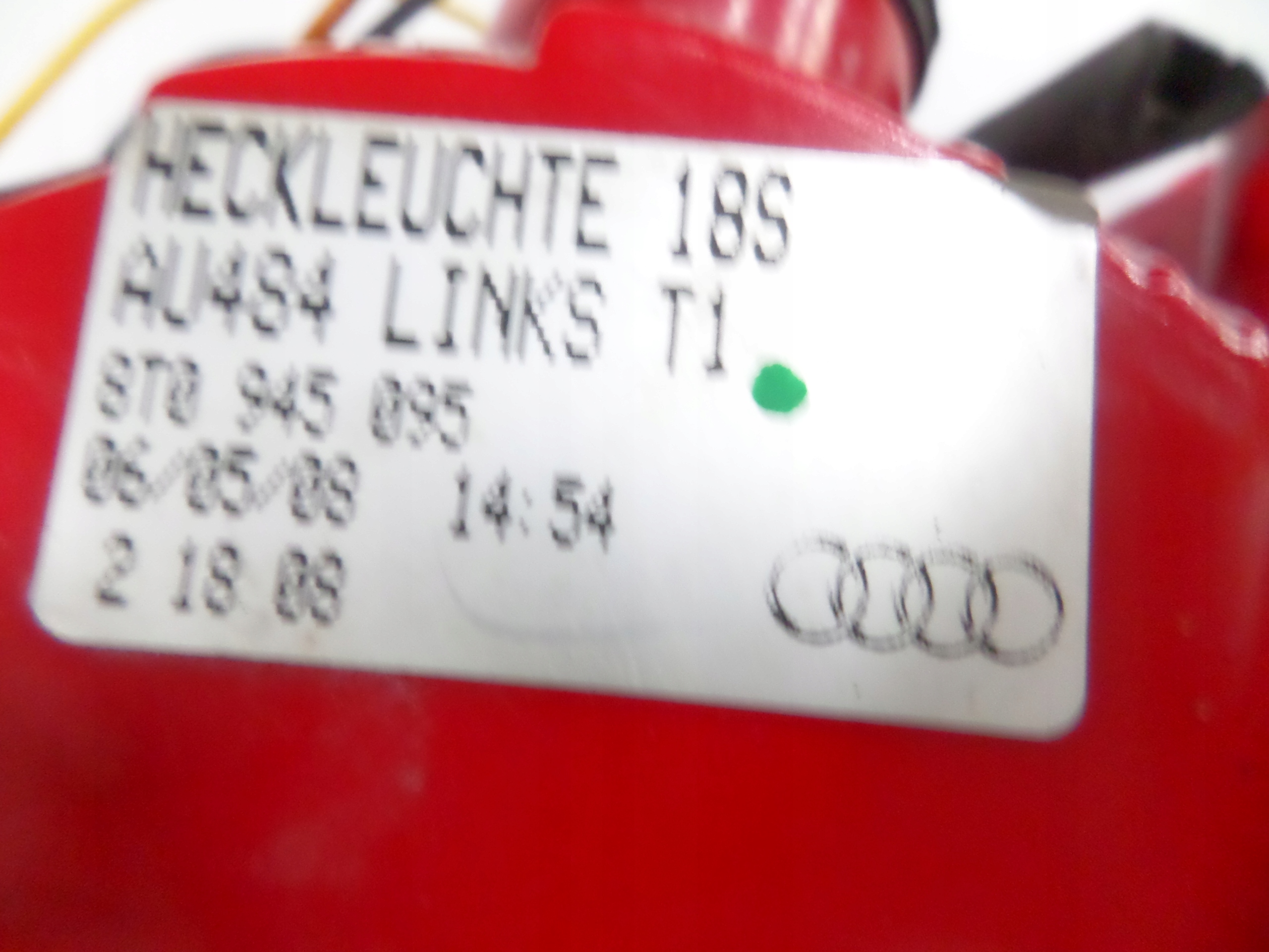 light rear rear part left AUDI A5 07-11 SPORTBACK