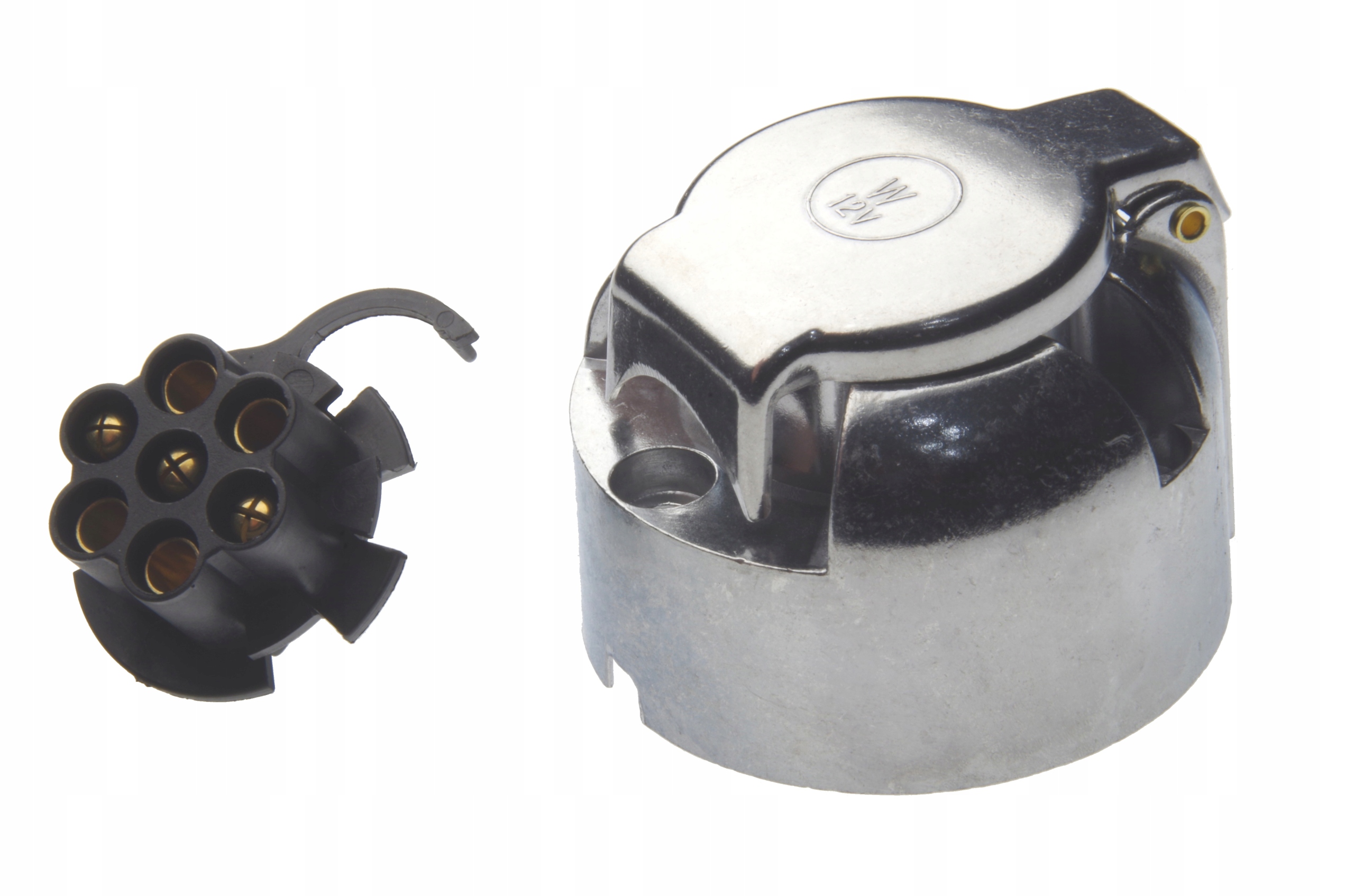 

Gniazdo gniazdko aluminiowe przyczepy haka 7-pin