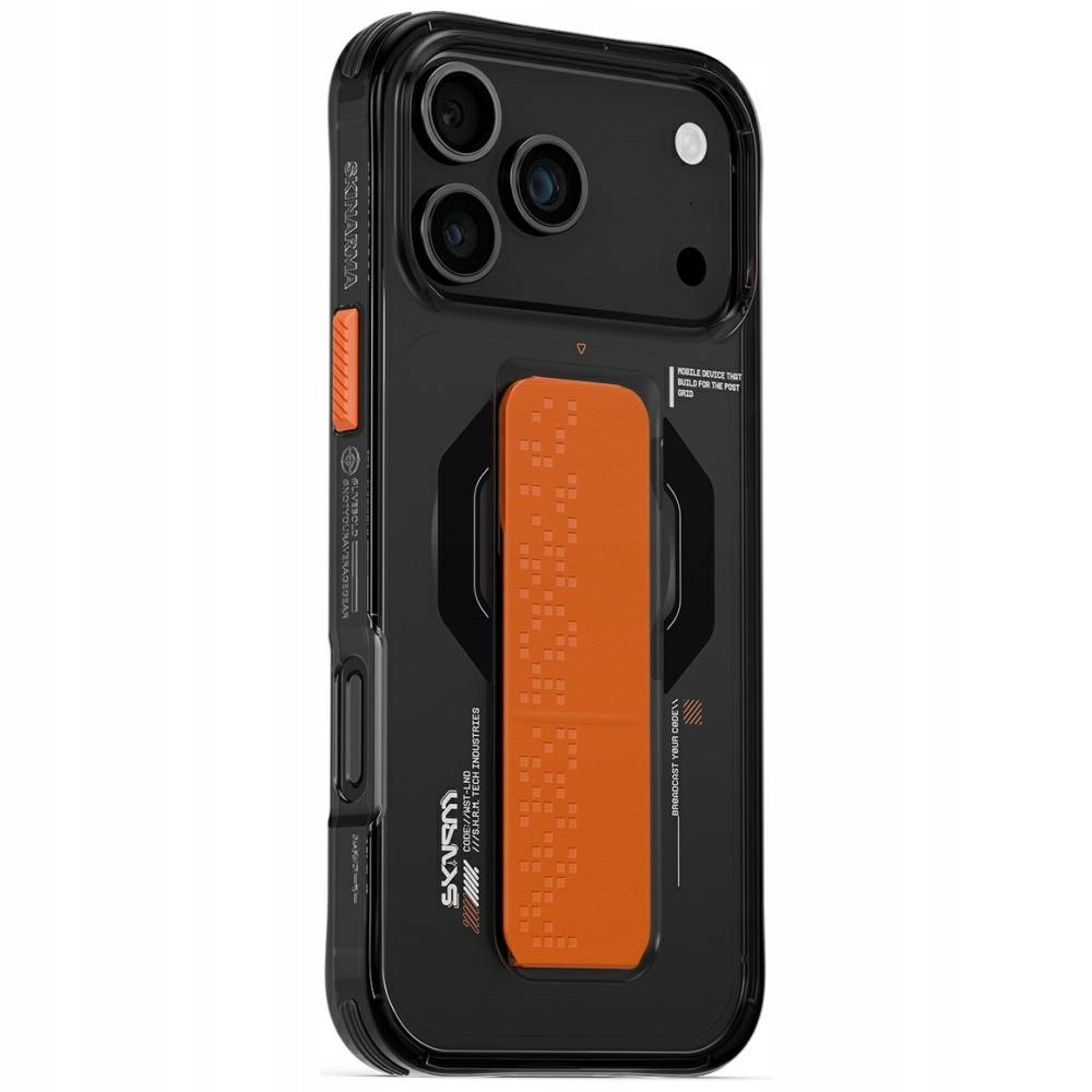 Pouzdro Skinarma Haxa pro iPhone 17 Pro Max grafitový grip stand