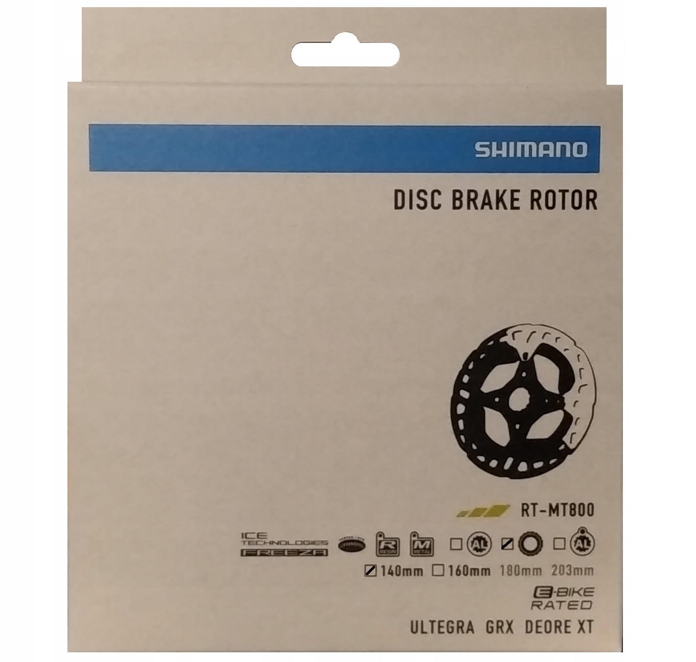 Shimano RT-MT800 Deore Xt brzdový kotouč 140 mm Centerlock IRTMT800SSE