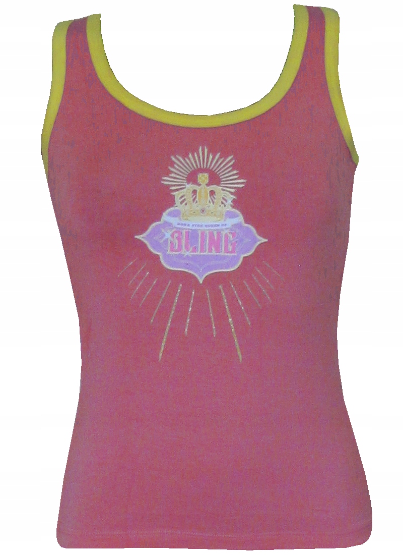 KOSZULKA DAMSKA BLUZKA TOP NA RAMIĄCZKA RÓŻ 38 M