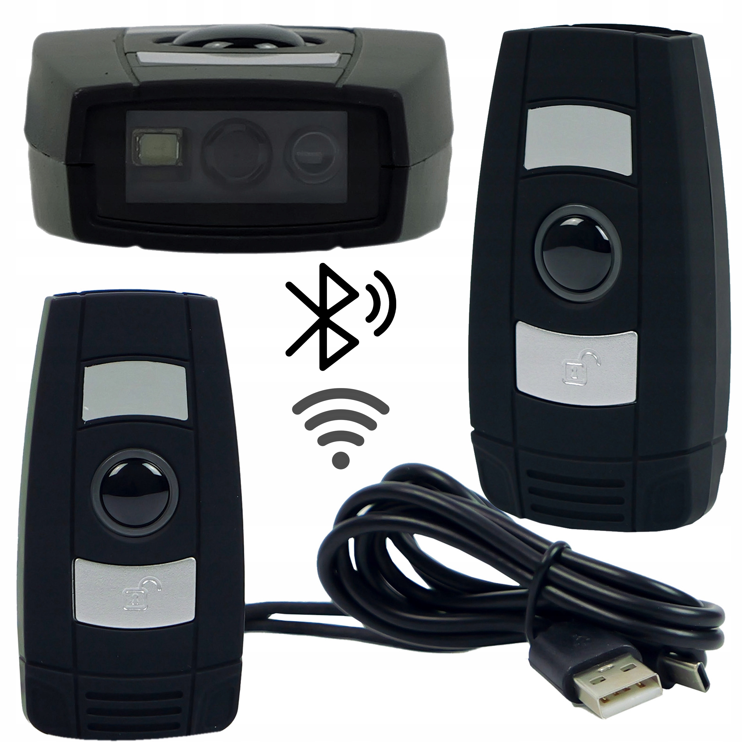 Mobilní Kapesní Skener Qr S Wifi 2.4 G A Bluetooth Pamětí 5000 Kódů
