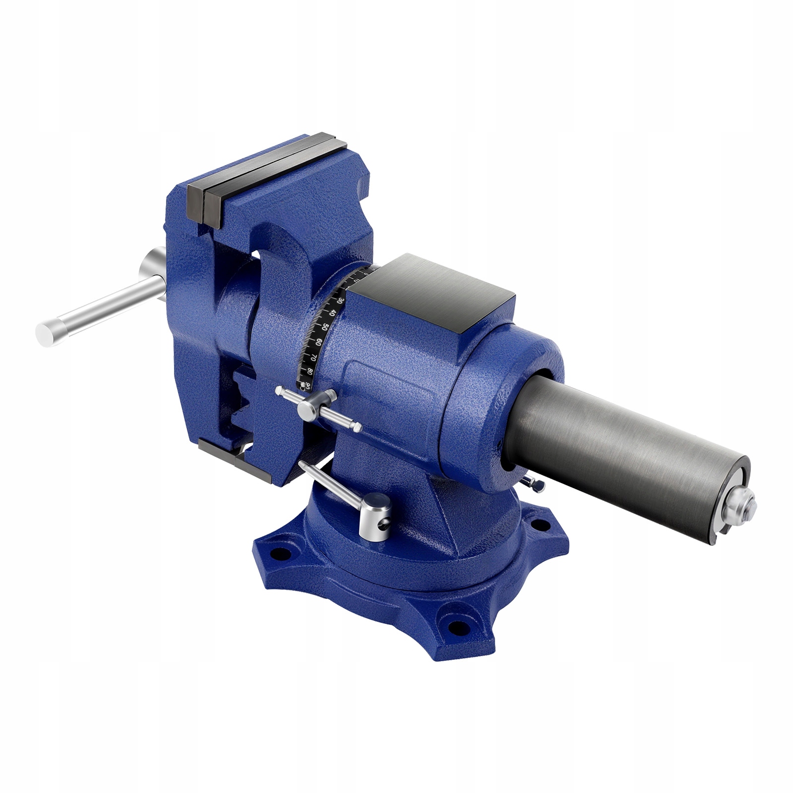 Otočný Zámečnický Svěrák 360 S Kovadlinkou Z Litiny, Pevný, 125 MM