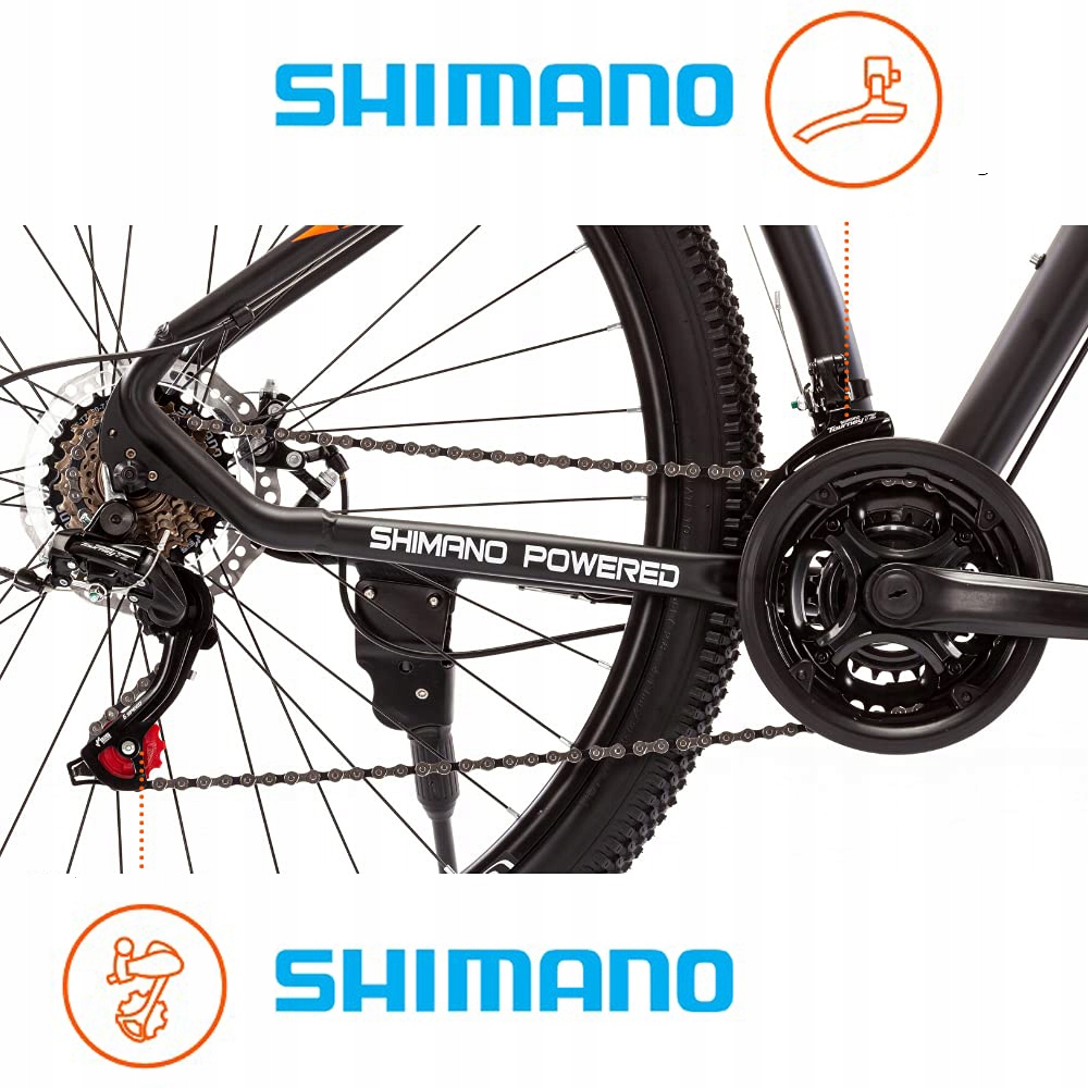 Kalnų dviratis MTB SHIMANO 29''  PAMINĖLĖ M6 Svoris 16 kg