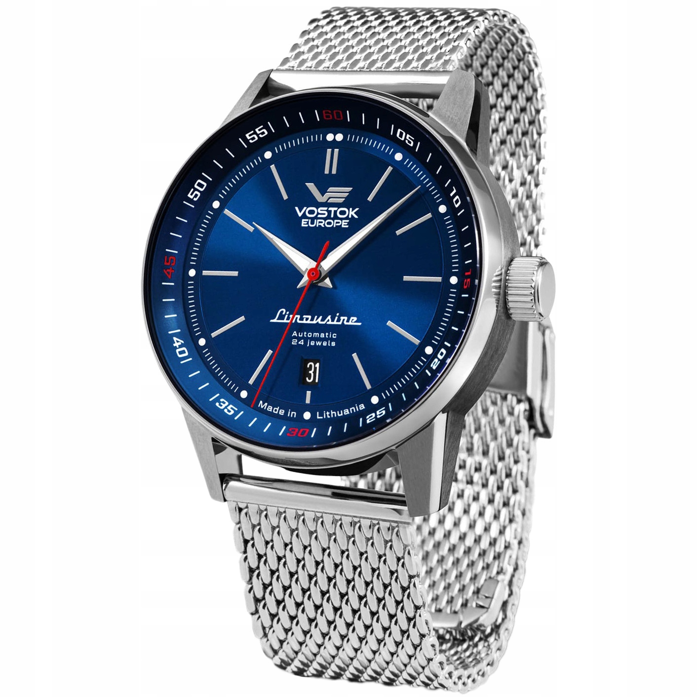 Pánské Hodinky Vostok Europe NH35A-560A687B stříbrné