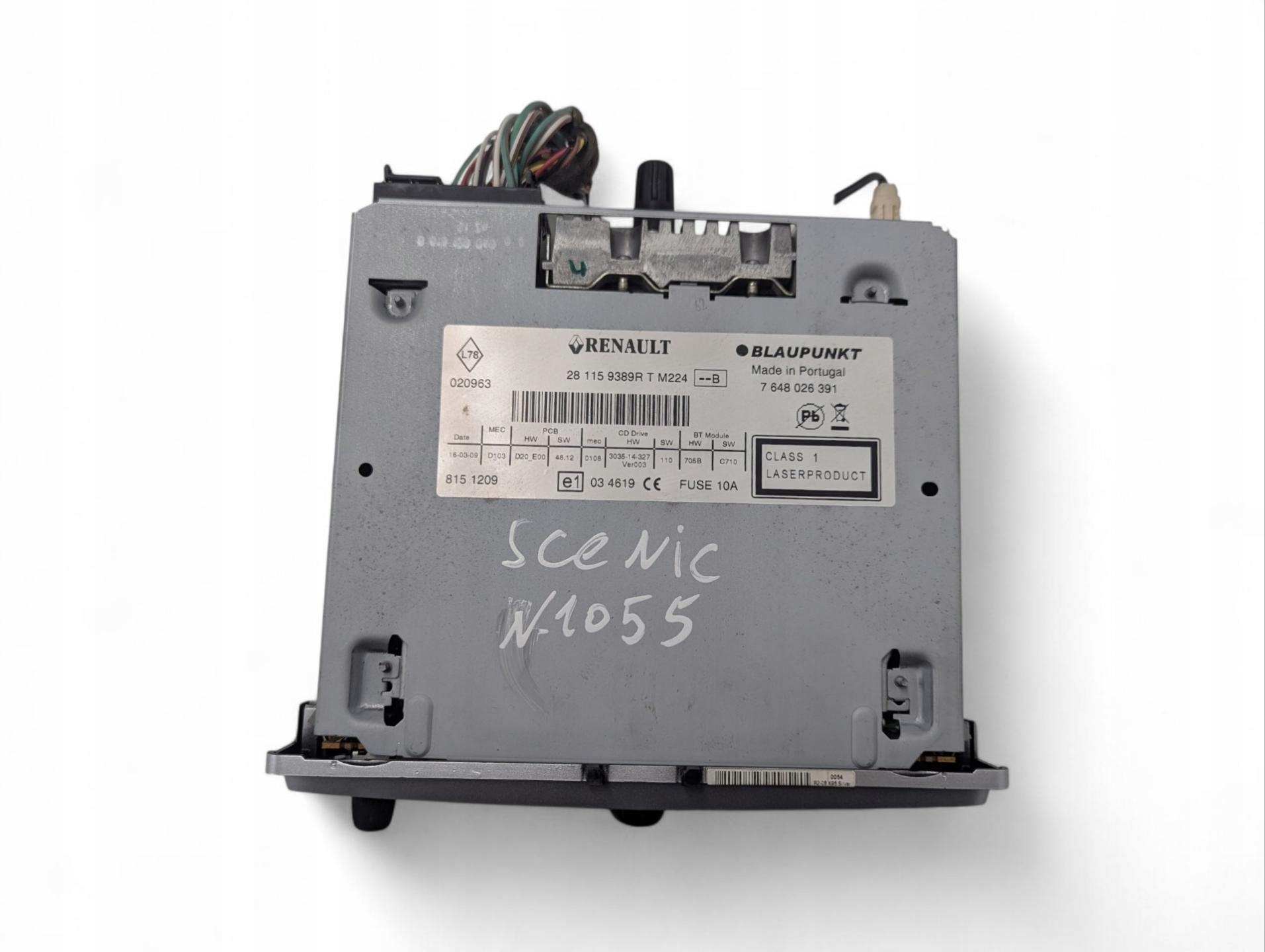 Radio samochodowe Renault Grand Scenic 3 2009 281159389R