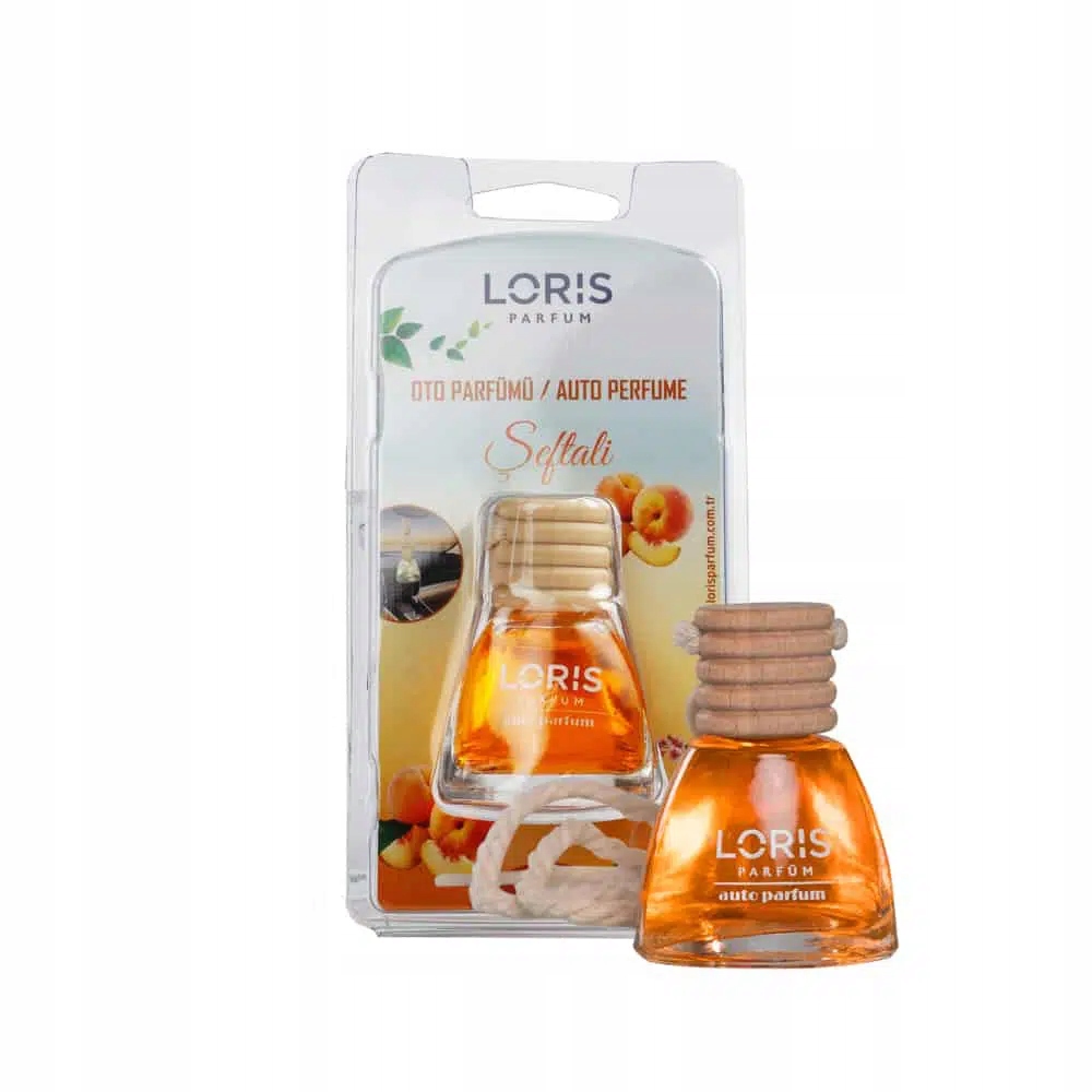 Zawieszka zapachowa do auta Loris brzoskwinia 10 ml