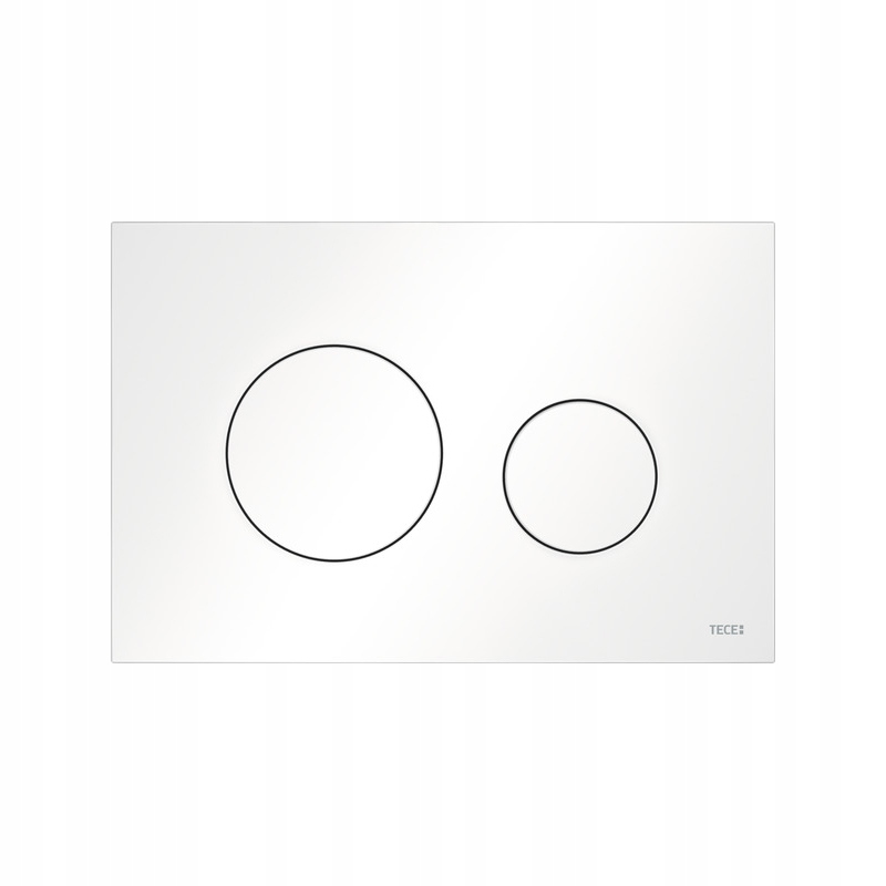 Splachovací tlačítko pro Wc Tece Loop bílý lesk 9240920