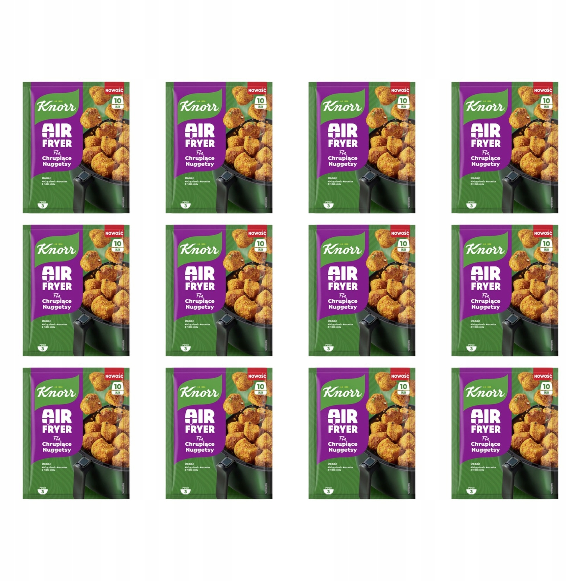 12 x 60 g Knorr Air Fryer Fix Křupavé nugety Knorr