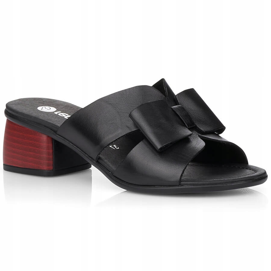 Dámské nazouváky s kostkou, černé Remonte R8759-01 41