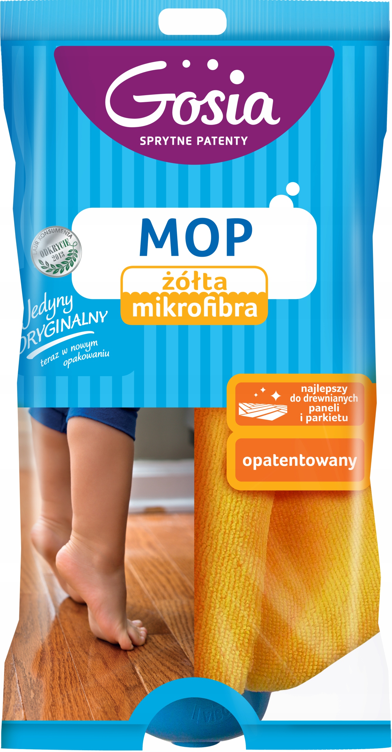 

Gosia żółty mop sukienka z mikrofibry zapas