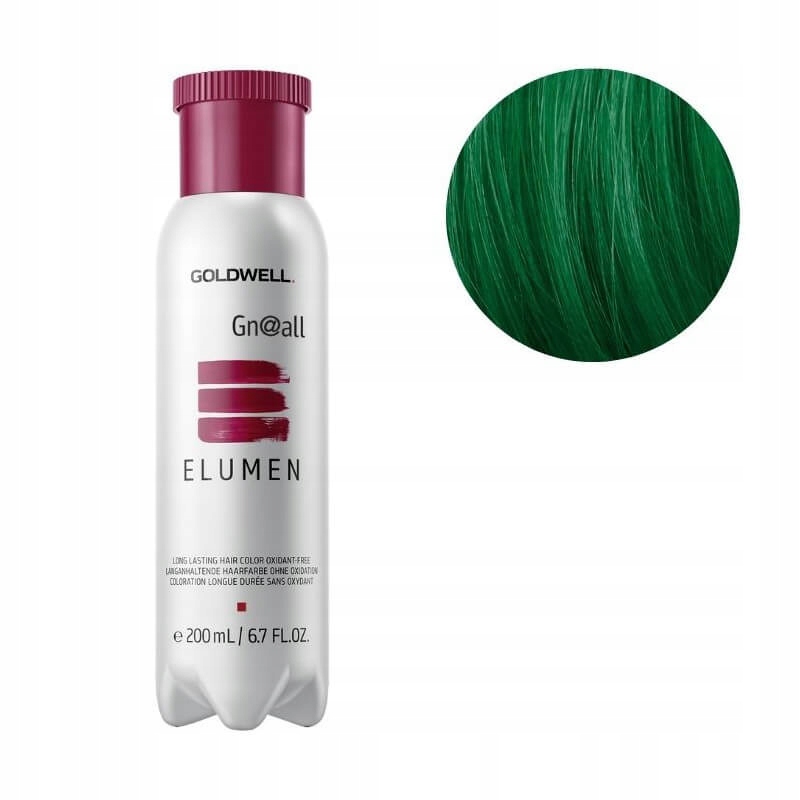 Elumen Farba do włosów be Amoniaku Gn@all Zielony