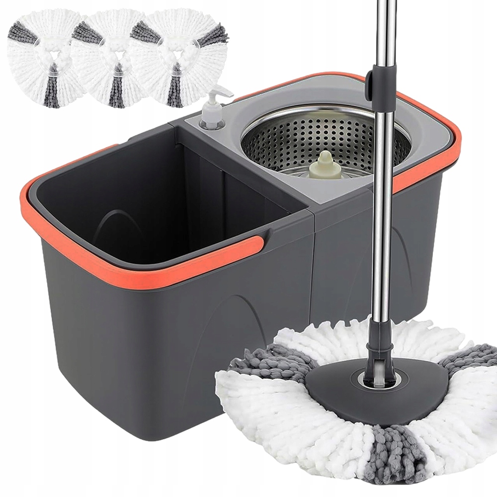 Levně Sada Turbo 3V1 Mop Utěrka Na Mop Kbelík
