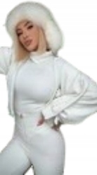 Mikina s kapucí Alpine Just Unique Bílá Xxs/xs