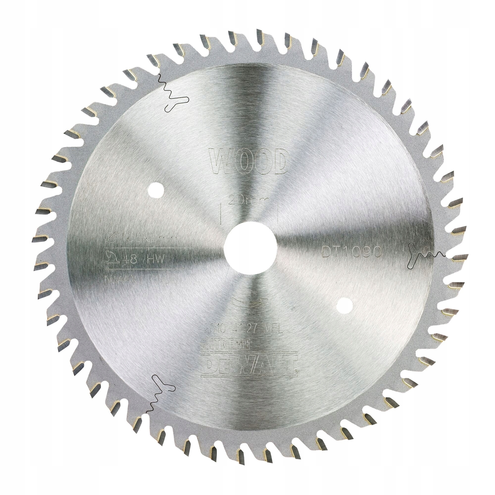 

Dewalt DT1090 Tarcza Piła drewna Mdf 165x20mm 48z