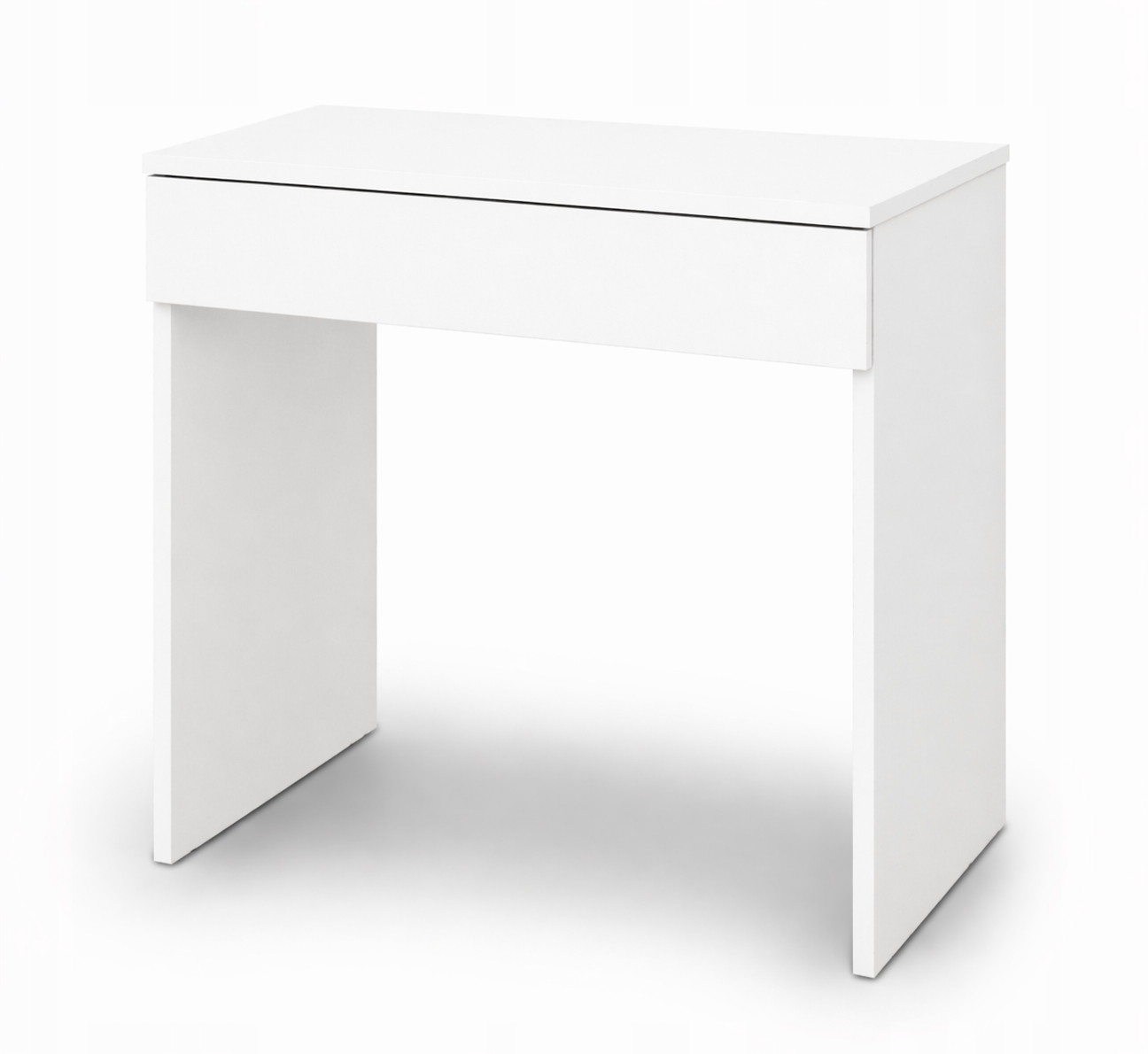 Toaletní Stolek Mila Bílá S Prostornou Zásuvkou Na Líčení 75 CM