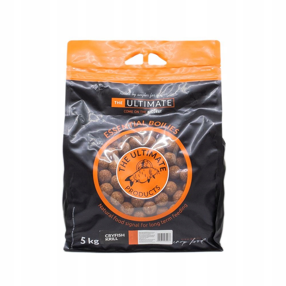 Ultimate Products Crayfish Krill 20 mm Essential 5 kg Boilies