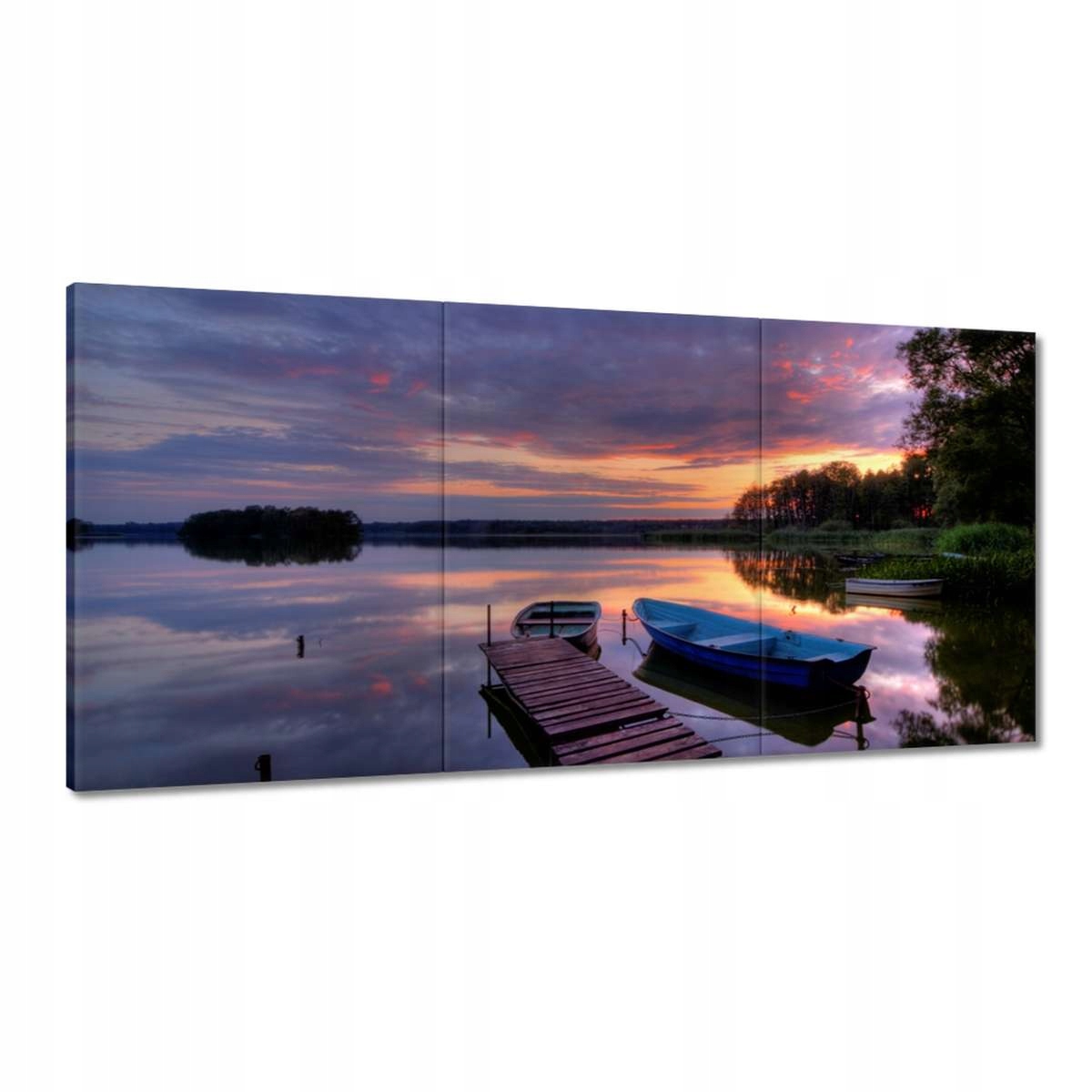 Obrazy 180x90 Most na jazere