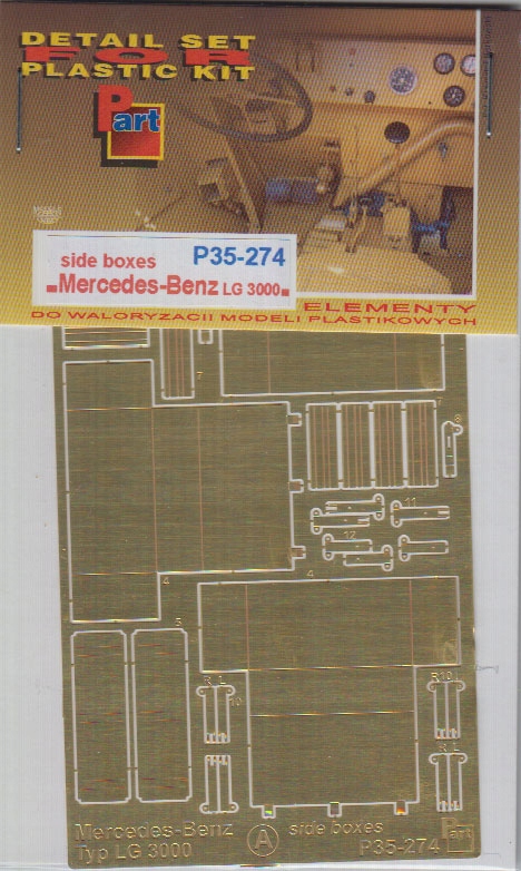 Part P35-274 1/35 Mercedes-Benz Lg 3000 boxy na nářadí (ICM)