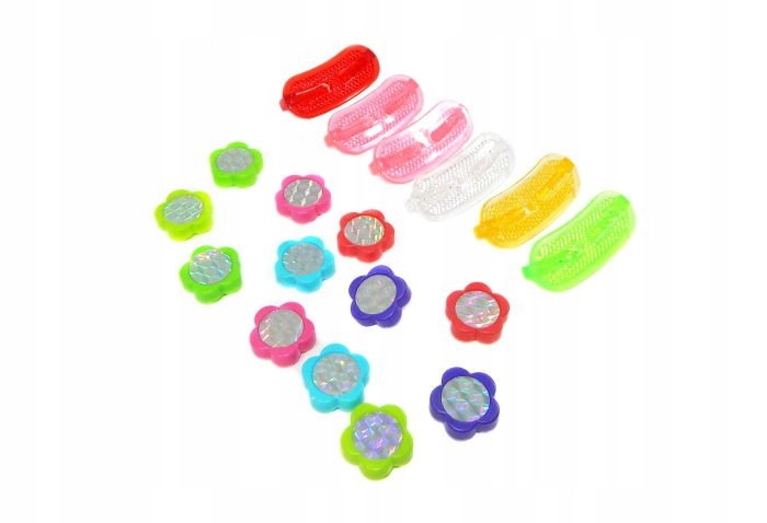 ZESTAW KWIATKÓW I ODBLASKÓW NA SZPRYCHY ROWEROWE