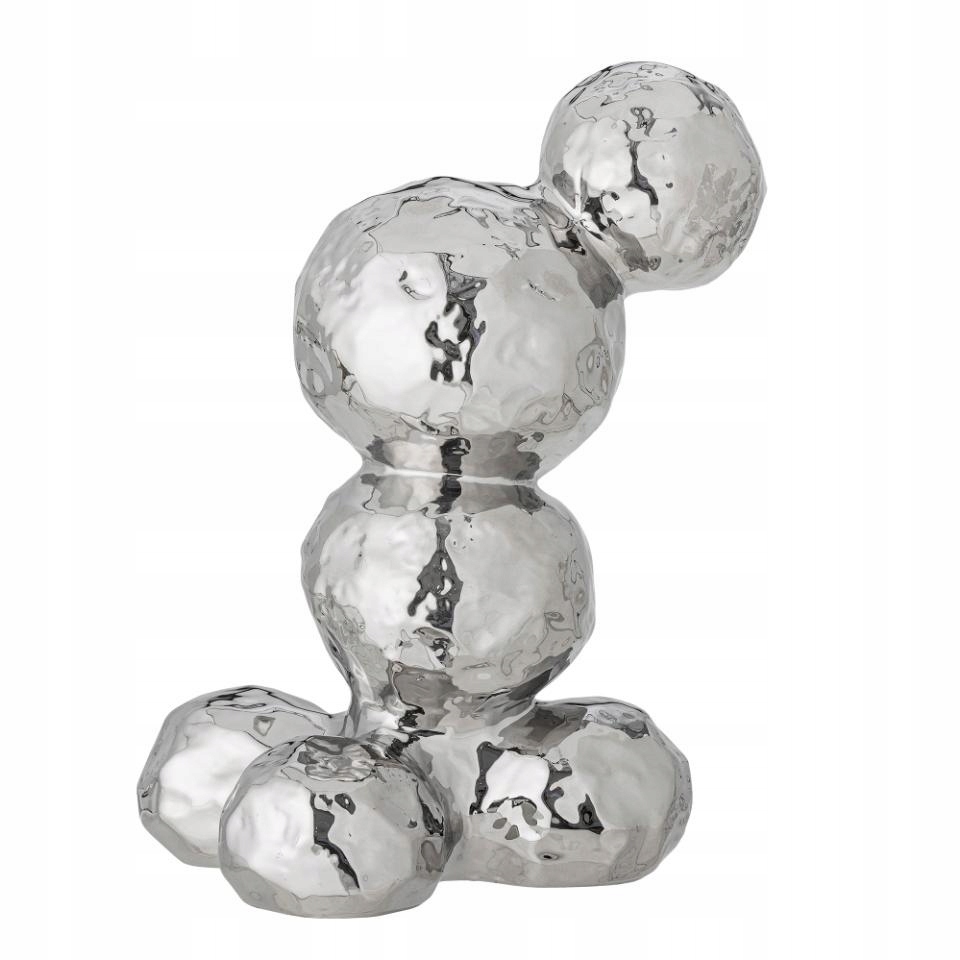 Bloomingville Bobby Dekoratívna figúrka Socha Strieborná