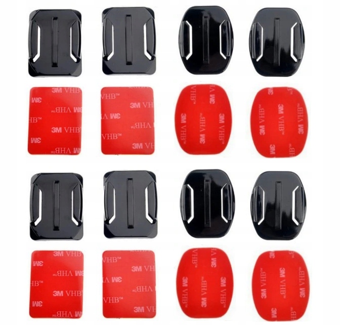 Przylepiec taśma do GoPro black 3M Przylepce bazy 8 7 9 10 11 7 6 5 4 3