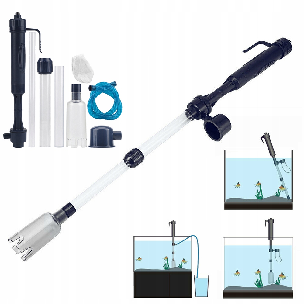 Elektrický Vysavač Sifon Pro Akvárium A Čištění 56-82 cm