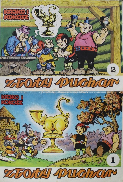 KOMIKS Z 1985 KAJKO I KOKOSZ - ZŁOTY PUCHAR 1 I 2