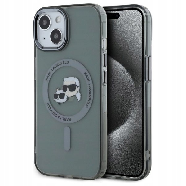 Karl Lagerfeld KLHMP15SHLSKCK iPhone 15 6.1" czarny/black hardcase