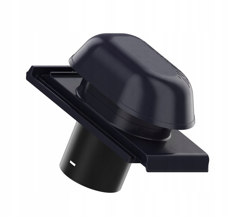 Větrací Otvor Alu 125 Piano Grafit Krystalický