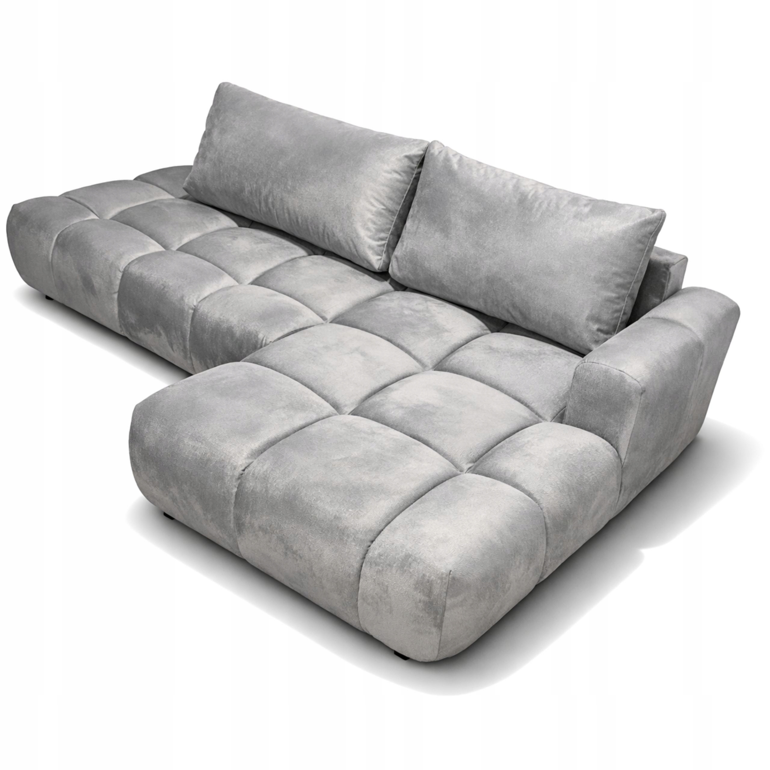 Rohová Sedací Souprava Rozkládací Rohová Sedačka S Funkcí Spaní Sofii Pružinový Kontejner Pravý