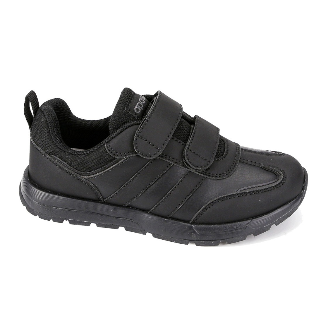 Apawwa ABC3513R Lekkie Buty Sportowe Sneakersy Na Rzepy Czarne R 36