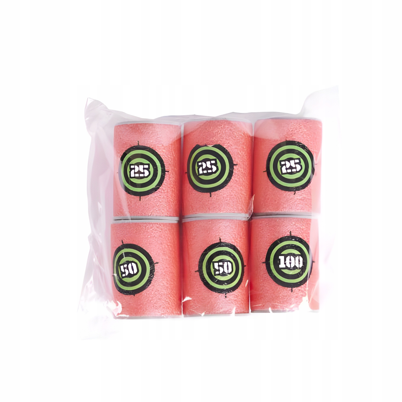 PIANKOWE CELE Z PUNKTAMI BECZKI TARCZE do WYRZUTNI NERF ZESTAW 6 SZT EAN (GTIN) 5903039715271