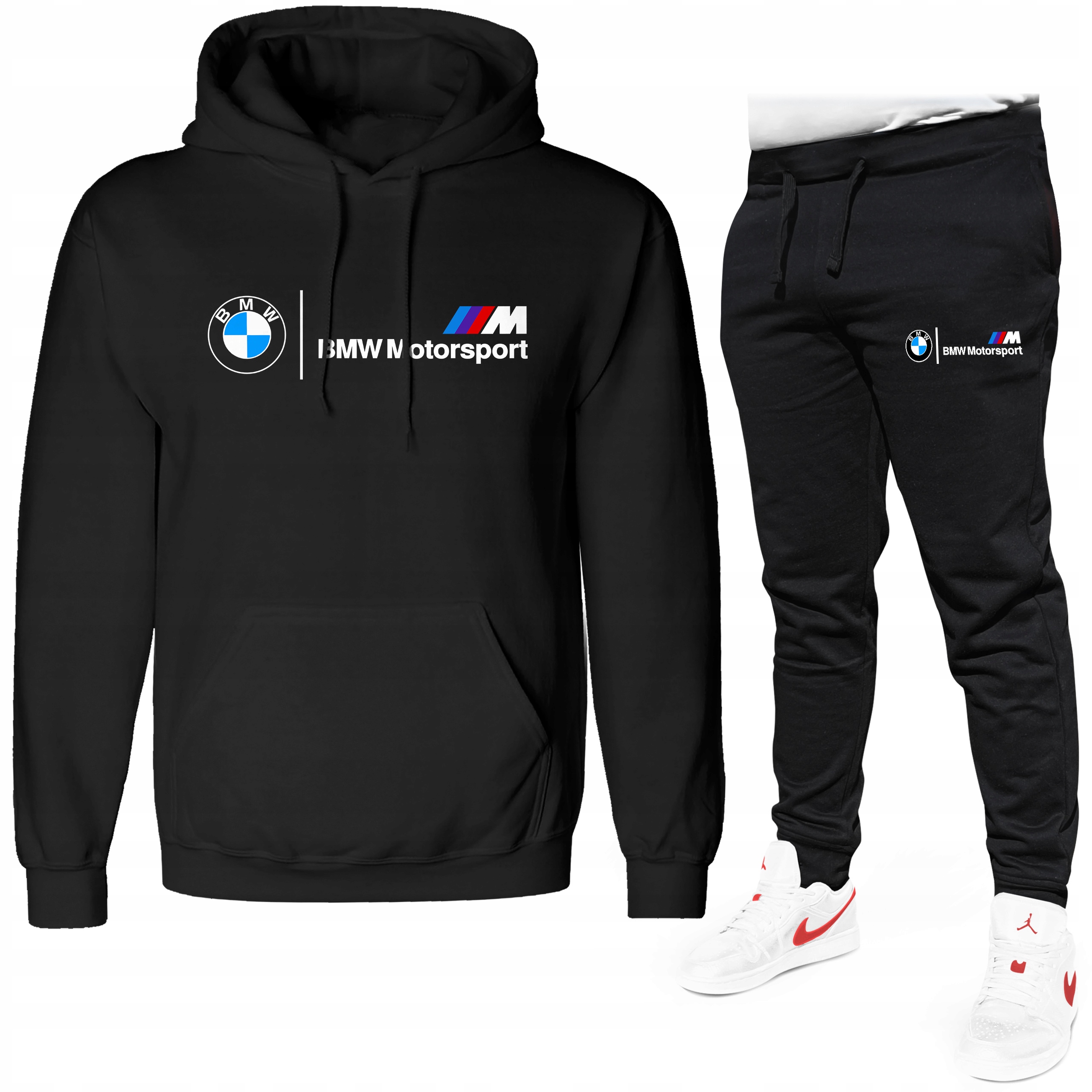 KOMPLET BLUZA MĘSKA I SPODNIE DRESOWE BMW MOTORSPORT BMW ROZMIAR M