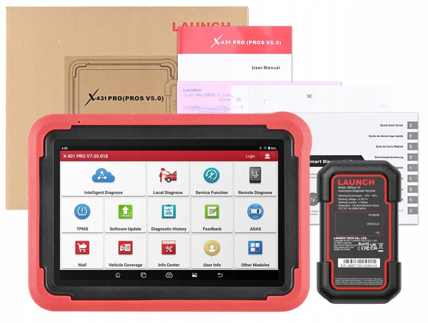 Launch X431 Pros V 5.0 8 palcov 2024 Dealer Pl CanFD 2024