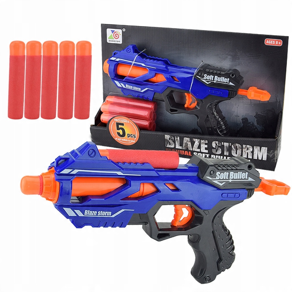 

Wyrzutnia Blaze Storm Pistolet Piankowe Strzałki