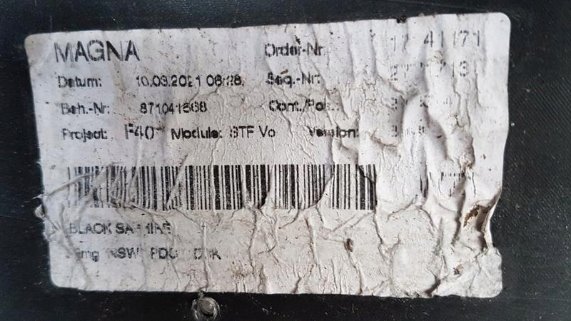 front bumper BMW SERIA 1 F40 BLACK SAPHIRE