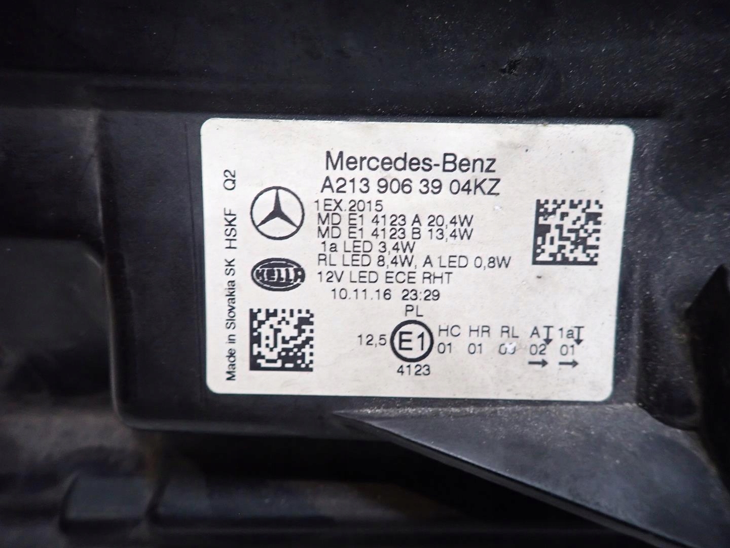 light front front left MERCEDES E-KLASA W213 2016- FULL LED A213