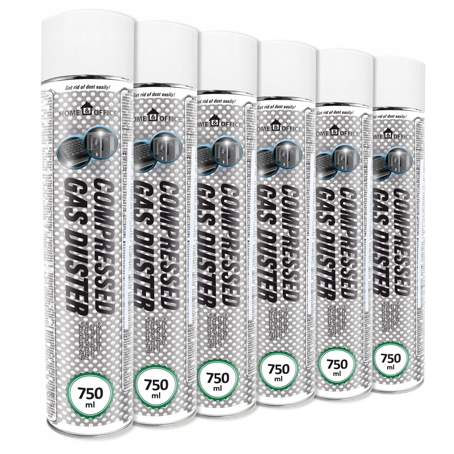 6x Aabcooling Sprężone-powietrze 750ml RURKA-15cm