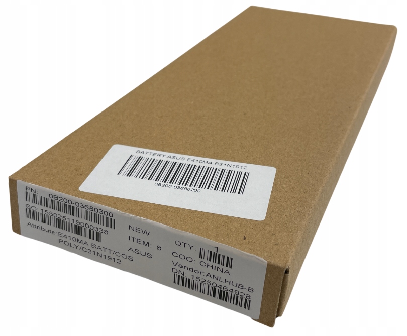 Tylko Oryginał bateria akumulator Asus B31N1912 C31N1912 42Wh 3640mAh