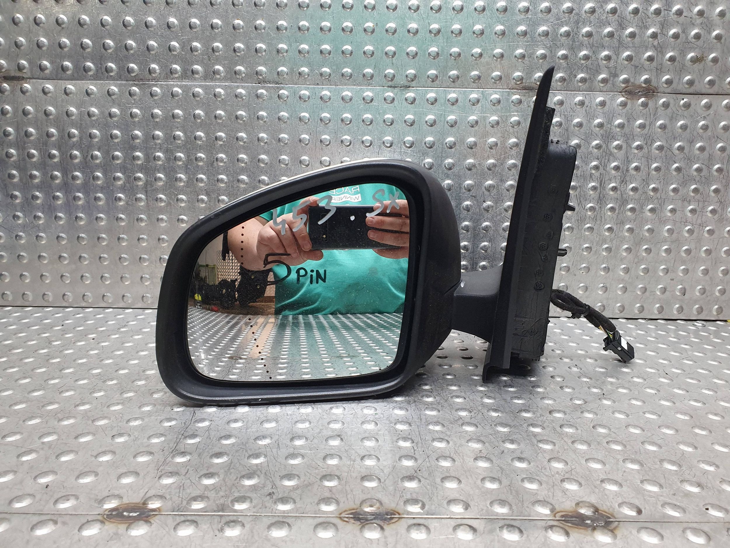 mirror left 5 PIN SMART FORFOUR II 453 EUROPA