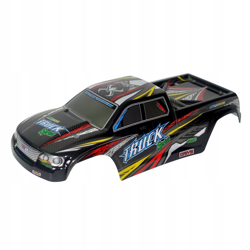 Xinlehong 9125 1/1 Rc Car Body Shell 4wd High Speed Trwały czerwony