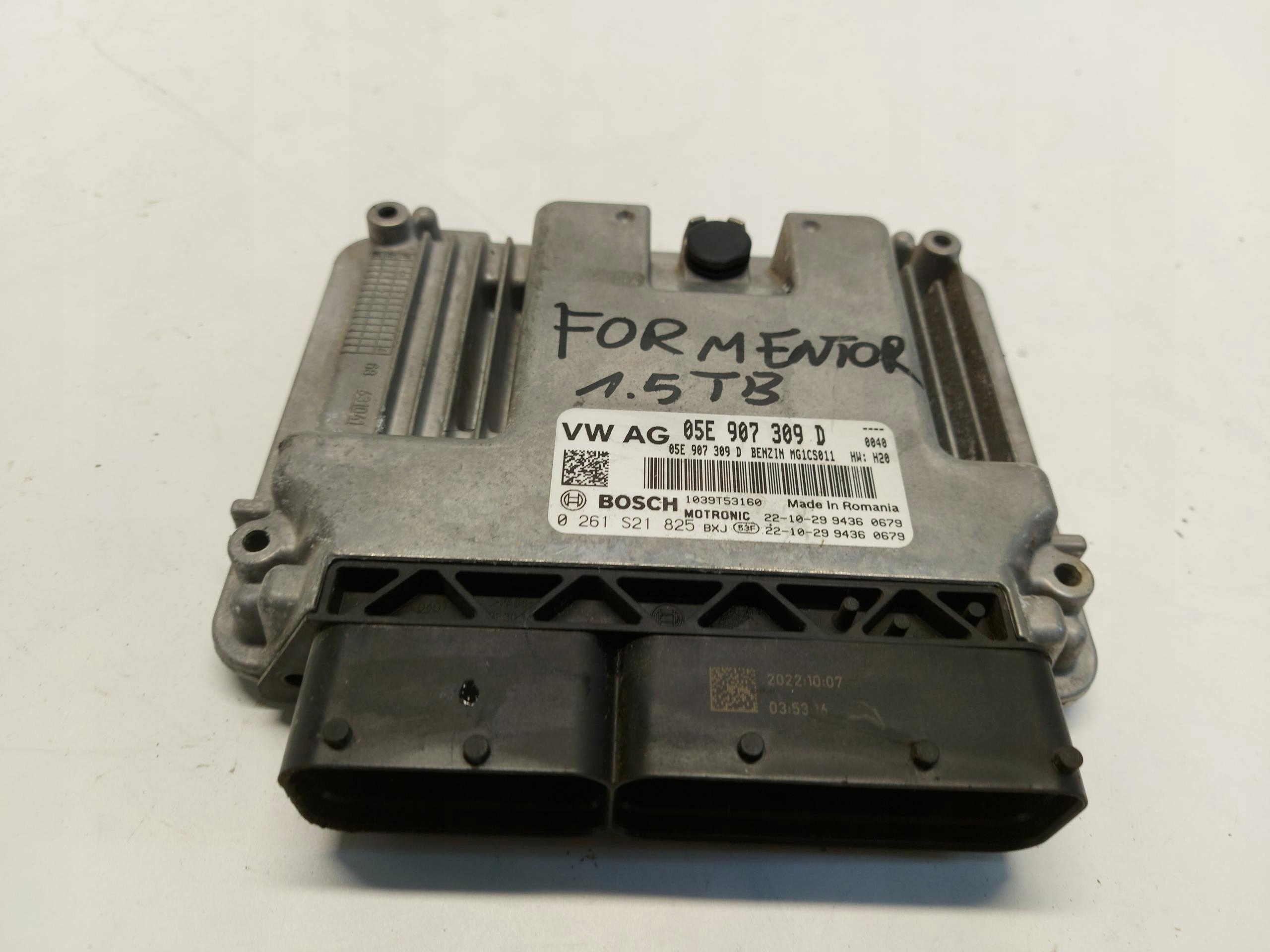 CUPRA FORMENTOR 5FF computer control unit of the engine 05E907309D