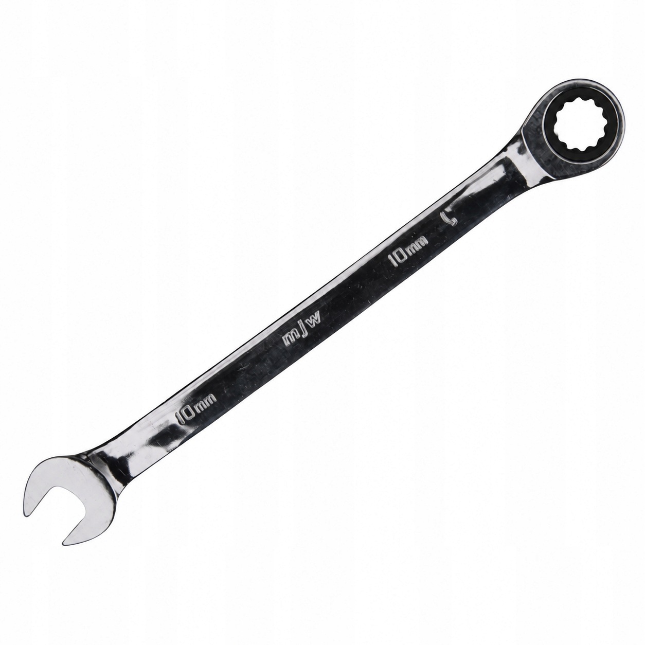 Klucz 10 mm płasko-oczkowy z grzechotką 72 zęby Mjw 1511-10