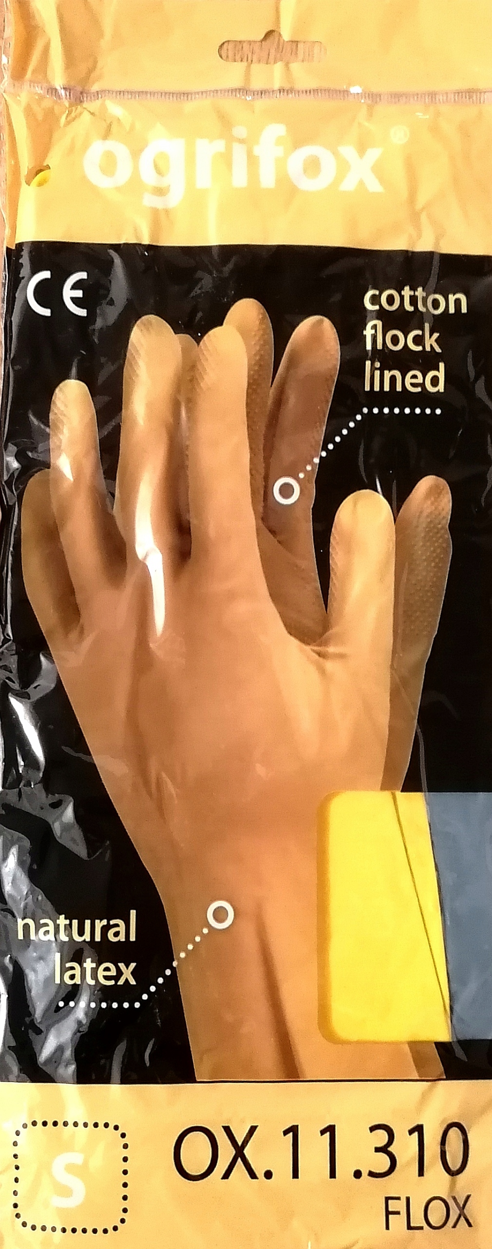 

Rękawice rękawiczki gospodarcze lateksowe roz S