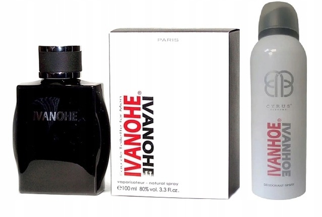 Paris Bleu Ivanhoe Men 100 ml toaletní voda 200 Ml deodorant ve spreji