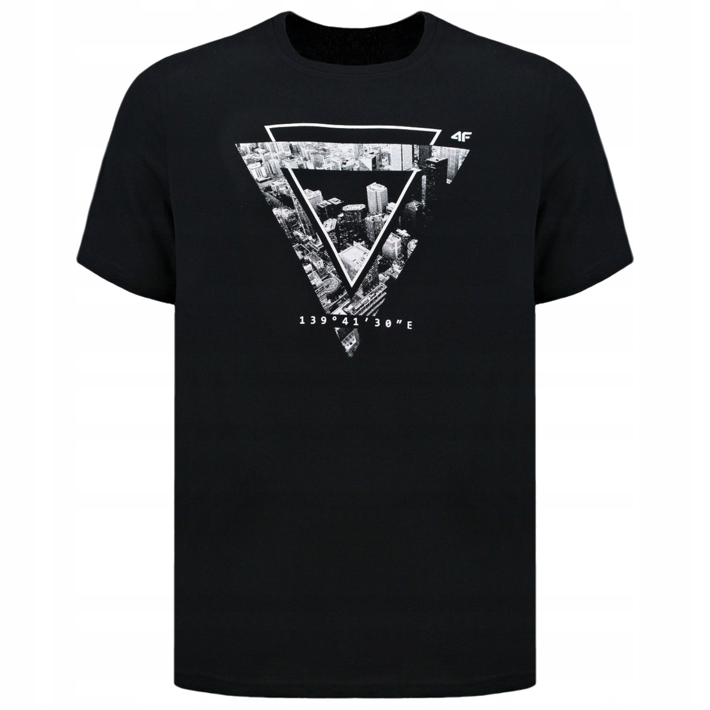 

T-shirt męski 4F H4L21-TSM022 czarny r.M