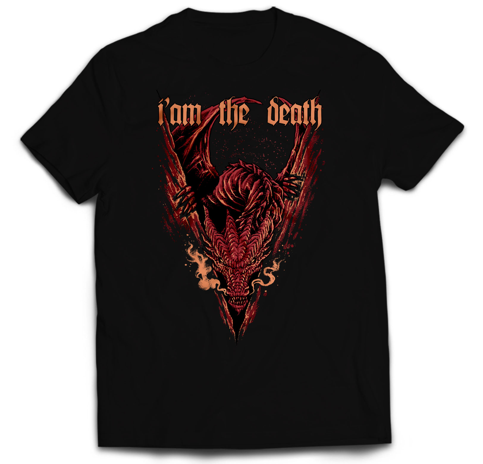 

T-shirt dragon smok zło smaug władca fantasy 3XL