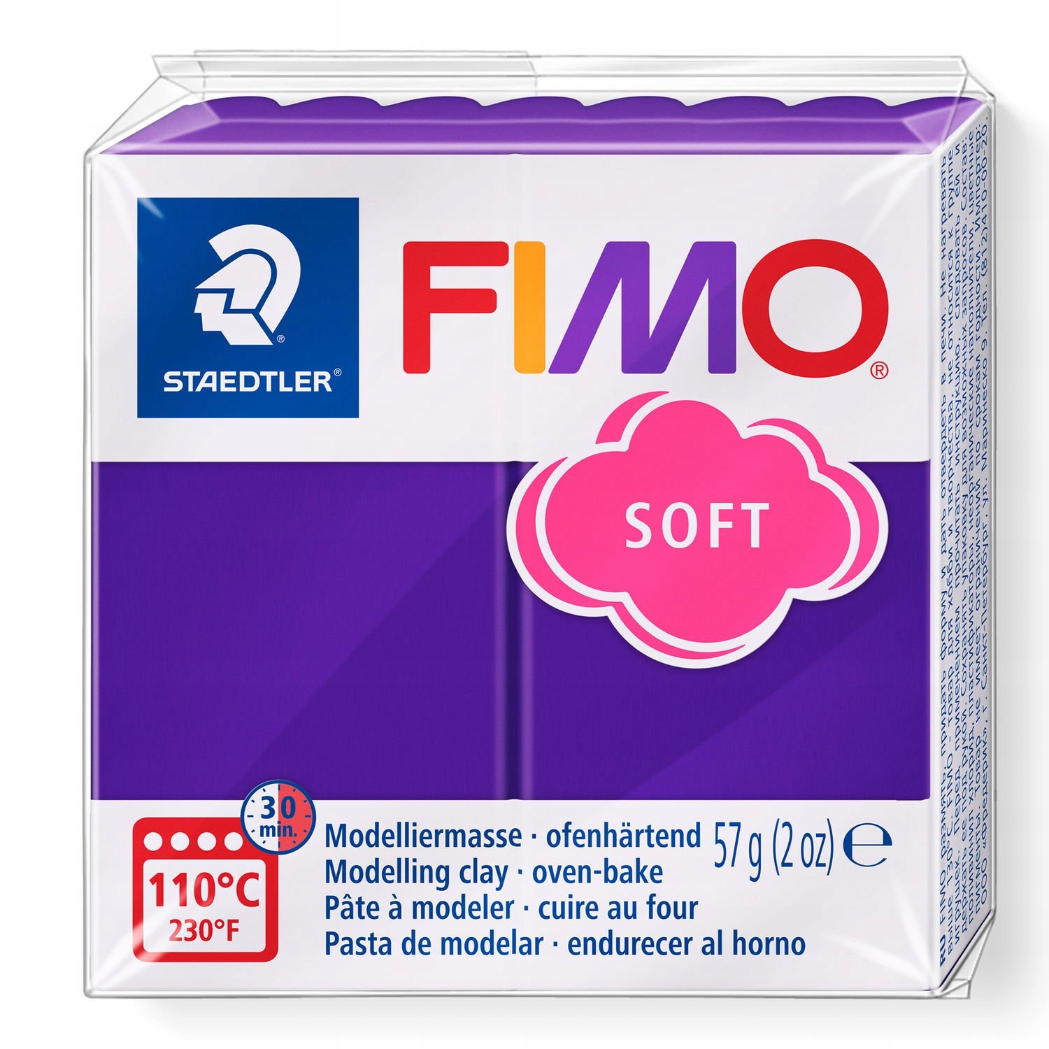 Modelina FIMO soft 57g - 63 fiołkowy